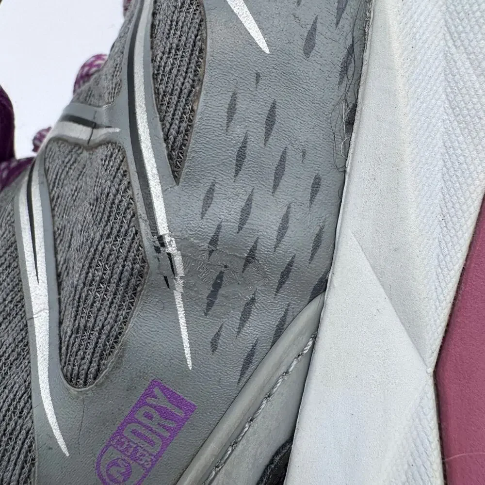 Merrell Capra Bolt Low Water Resistant Hiking Shoes Women's 7 Gray & Purple